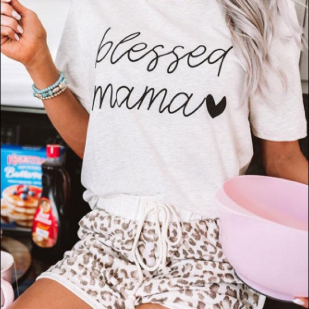 Leopard Blessed Mama Lounge Set